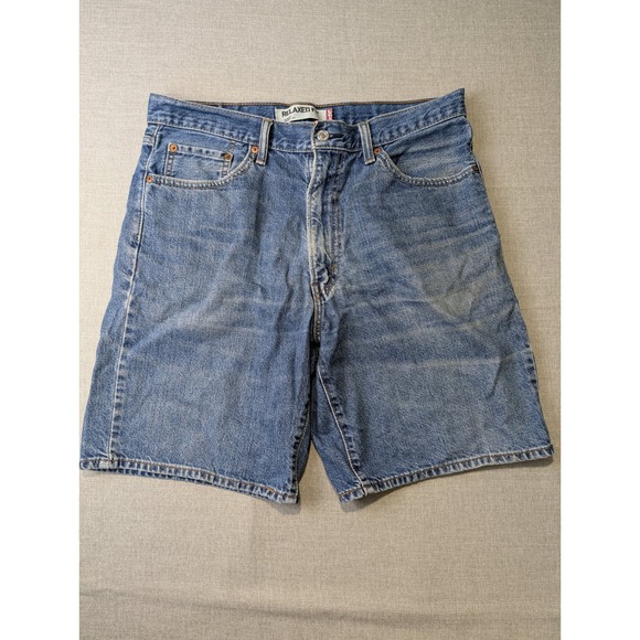 Levi's Other - Levis 550 Denim Shorts Mens 36 Blue 100% Cotton Relaxed Fit Jorts